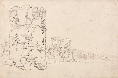 Flint Castle by Thomas Girtin